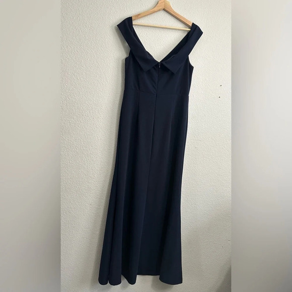 Lulus Song of Love Navy Blue Off The Shoulder Maxi Dress Womens Size X Large - Picture 5 of 14